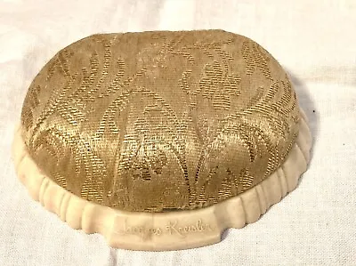 Vintage Jacques Kreisler Watch Presentation Box Tiara Cream Gold Oval • $14