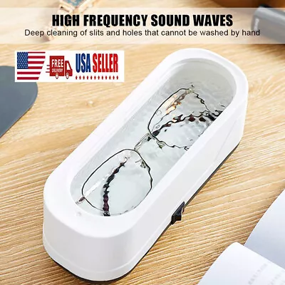 Smart Ultrasonic Cleaner For Jewelry Glasses Ultrasound Cleaning Bath Machine US • $94.05