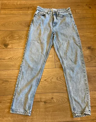 Blue Acid Wash Skinny Jeans Size 8 • £3