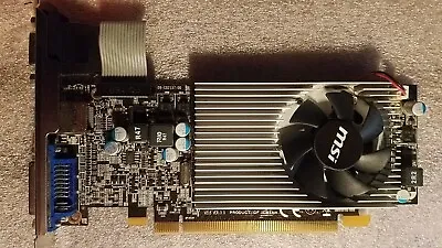 TESTED GOOD MSI ATI Radeon HD 5570 1GB PCIE Video Graphics Card GPU R5570-MD1G • $19.99