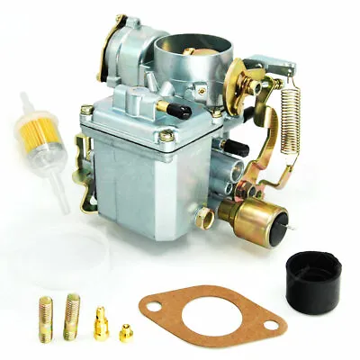 $69.16 • Buy New 34 Pict-3 Carburetor With Hardware 12V Electric For VW Beetle 113129031K