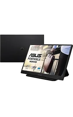 ASUS ZenScreen MB166C 15.6  Full HD IPS USB Type-C Portable USB Monitor New✅ • £159.99