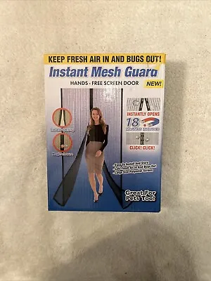 Magnetic Instant Mesh Guard Hands Free Screen Door No Tools Required • $10