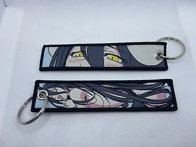 Overlord Anime Manga Kawaii Waifu Albedo Jet Tag Keychain • $4.99