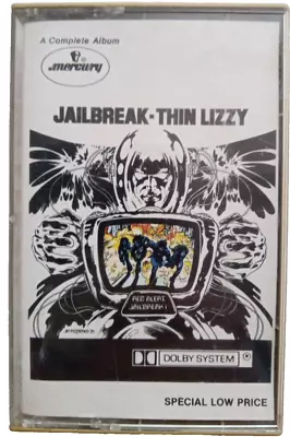 THIN LIZZY Jailbreak 1976 MCR Records Cassette Tape VG • $9.09