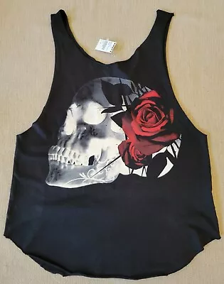 NWT METAL MULISHA Black Tank With Skull Rose Size M • $14.99