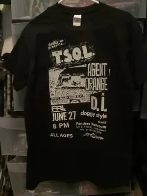 Old Punk Rock Concert Flyer TSOL T-shirt Retro T-shirt Gift For Fan • $16.99