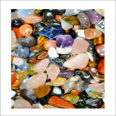 £3.99 • Buy 20 Mixed Best Healing Crystals Tumble Stones 10-20mm Chakra Gemstones 18p Each