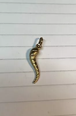 £65 • Buy 9ct Yellow Gold Horn Of Life / Horn Of Plenty Pendant / Charm