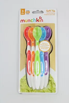  NEW  Munchkin Set Of 6 Soft-Tip Infant Spoons • $7.99