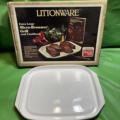 Vintage Littonware Microwave Oven Micro-Browner  Grill Extra Large H1 • $1.75