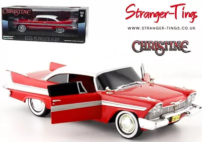 Greenlight Plymouth Fury 1958 Evil Christine 1/24 Scale Model Diecast 84082 • £35.95