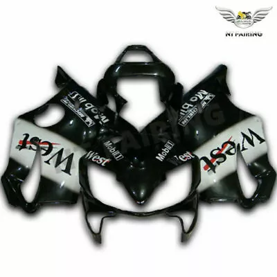 MS Injection Glossy Black White Fairing Fit For Honda 2001-2003 CBR600F4I Z003 • $549.99