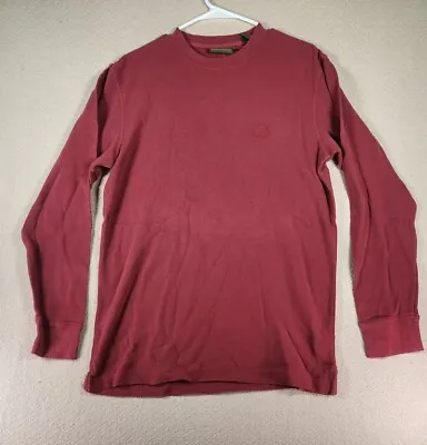Vintage Timberland Shirt Mens Small Pullover Crew Neck Long Sleeve Thermal NWT 2 • $14.98