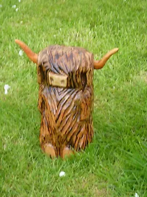 £80 • Buy Chainsaw Carved  Highland Cow / Coo