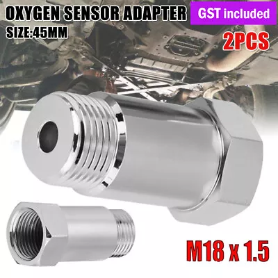 2pcs O2 OXYGEN SENSOR EXTENDER EXTENSION SPACER M18 X 1.5 BUNG ADAPTER • $15.25