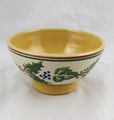 Nicholas Mosse Pottery Small Holly & Ivy Bowl 2  X 4  Hand Crafted In Ireland • $39.95
