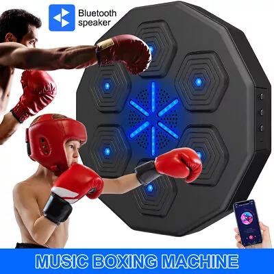 Smart Music Boxing Machine Boxing Wall Target Relaxing LED Lighted Sandbag Sport • $75.99