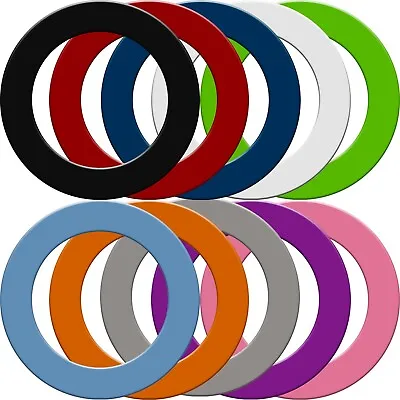 Dartboard Surround Heavy Duty Plain Dart Board Rubber Ring Designa 10 Colours • £31.95
