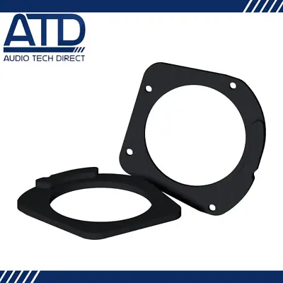 MDF Front Rear 100mm Speaker Adaptors Rings Adapter For BMW 3 Series E36 Cabrio • £19.44