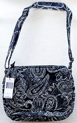 Vera Bradley Saddle Crossbody Shoulder Bag In Stellar Paisley.  NWT • $33.99