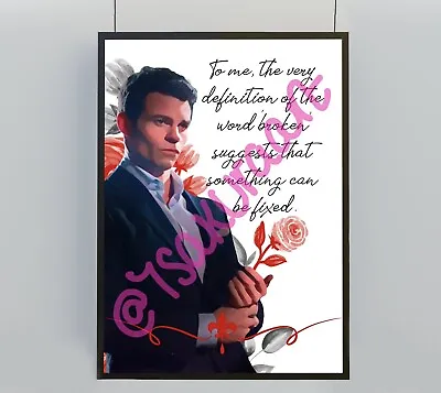 The Originals Print Art Print Poster Vampire Diaries TVD Elijah Mikaelson • £9.99