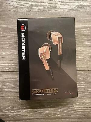 Monster GRATITUDE In-Ear Wired Buds Collectible  Earth Wind & Fire  Edition NEW • $107