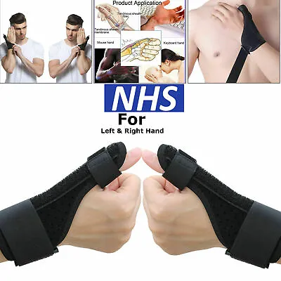 £4.49 • Buy Thumb Spica Support Strap Brace De Quervains Splint Tendonitis Sprain Arthritis