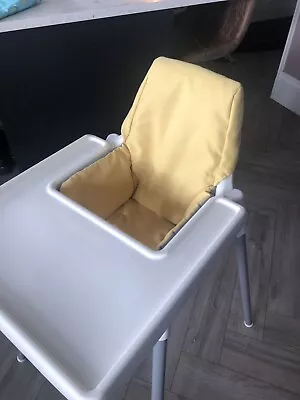 Yellow IKEA Antilop High Chair Cushion • £0.99