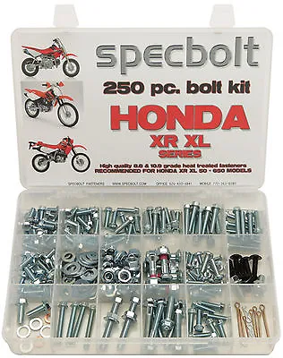 Honda XR Bolt Kit XR80 XR100 XR185 XR200 XR250 XR400 XR500 XR600 XR650 R • $59.99