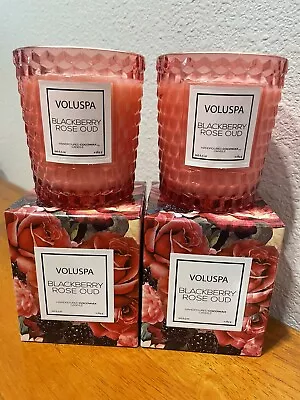 2 Voluspa BLACKBERRY ROSE & OUD 6.5 Oz Candles • $45.50