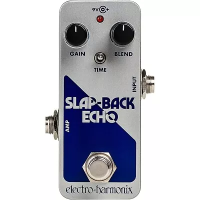 Electro-Harmonix SLAP-BACK ECHO Analog Delay Effects Pedal 197881123369 OB • $64.80