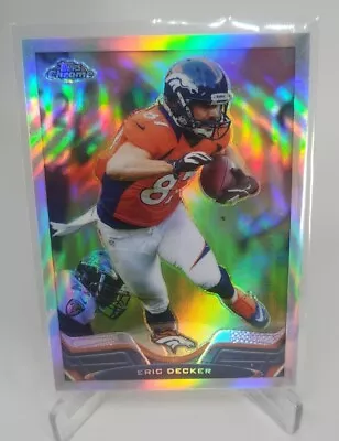 2013 Topps Chrome Refractor Denver Broncos Football Card #97 Eric Decker • $0.99