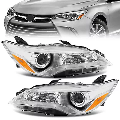 2PCS Headlights For 2015-2017 Toyota Camry LE SE XLE XSE Sedan 4-Door LH+RH Pair • $76.99