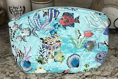 Vera Bradley Grand Travel Cosmetic Bag Antilles Treasure NWOT • $30