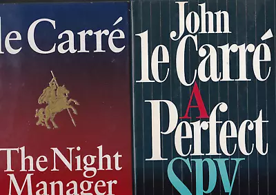 JOHN Le CARRE A PERFECT SPY NIGHT MANAGER SINGLE & SINGLE MISSION SONG 4 HcBOOKS • $39.22