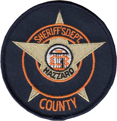 HAZZARD COUNTY SHERIFF'S DEPARTMENT SHOULDER PATCH: Dukes Of Hazzard (1979) • $7.50