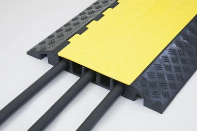 Heavy Duty Cable Protector Speed Bump (5 Channels) Yellow & Black 1 Year Warr... • £87