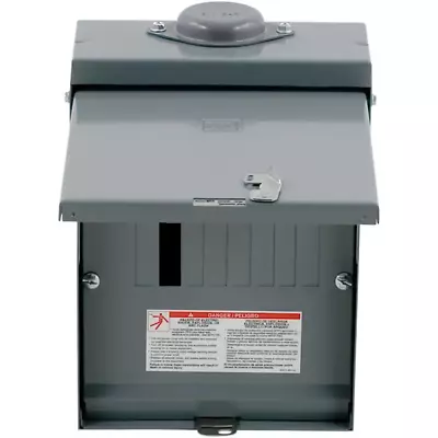 Outdoor Main Lug Load Center Sub-Panel 12-Circuit 100Amp 6-Space Rainproof Cover • $71.61