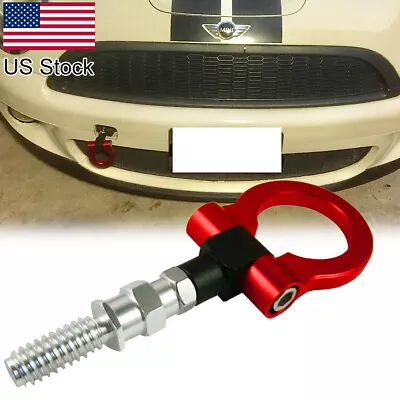 Red Sport Racing Style Alloy Aluminum Tow Hook For Mini Cooper Gen R50 BMW  325i • $18.99