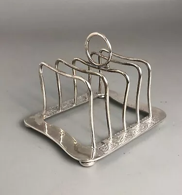 Antique Silver Toast Rack Liberty & Co Birmingham 1921 154g AELZX • £400