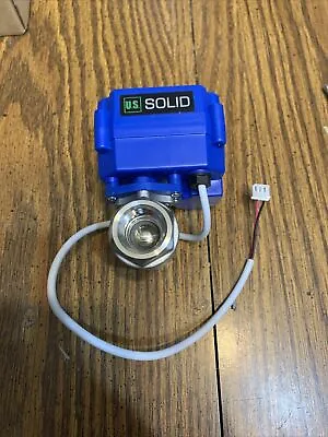 U.S. Solid 1/2  NPT Motorized Ball Valve N/C 9V 12V 24V AC/DC 2-Wire SS304 • $32.99