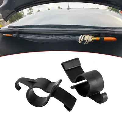 2Pcs Auto Trunk Umbrella Hanger Bag Holder Fixing Hanging Hooks Car Accessories • $5.82