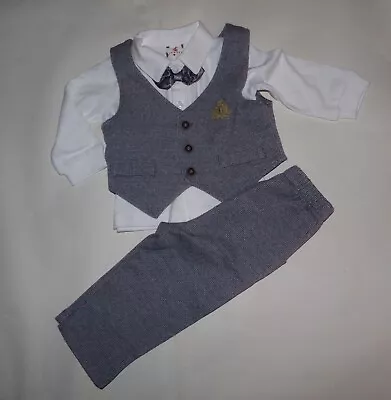 Famuka Baby Boy Suit Outfit Size 72 - UK 6 Months BNWT • £8