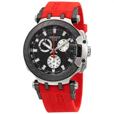 Tissot T-Race Chronograph Quartz Black Dial Men's Watch T1154172705100 • $399.99