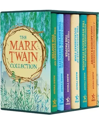 The Mark Twain Collection:Deluxe 6-Book Hardback Boxed Set Arcturus Collector's • $98.50