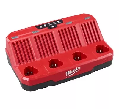 Milwaukee Electric Tools 48-59-1204 M12 Four Bay Sequential Charger (48591204) • $119