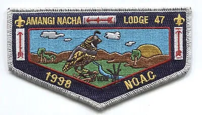 BSA OA Lodge 47 AMANGI NACHA Patch NOAC 1998 - Vigil Ordeal Brotherhood Sashes • $19.99