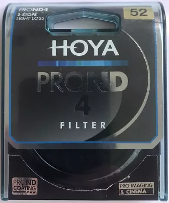Hoya PRO ND4 (Neutral Density) Filter - 52mm • $27.95