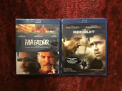 The Matador With Pierce Brosnan + The Recruit With Colin Farrell : 2 New Blu-ray • $10.96